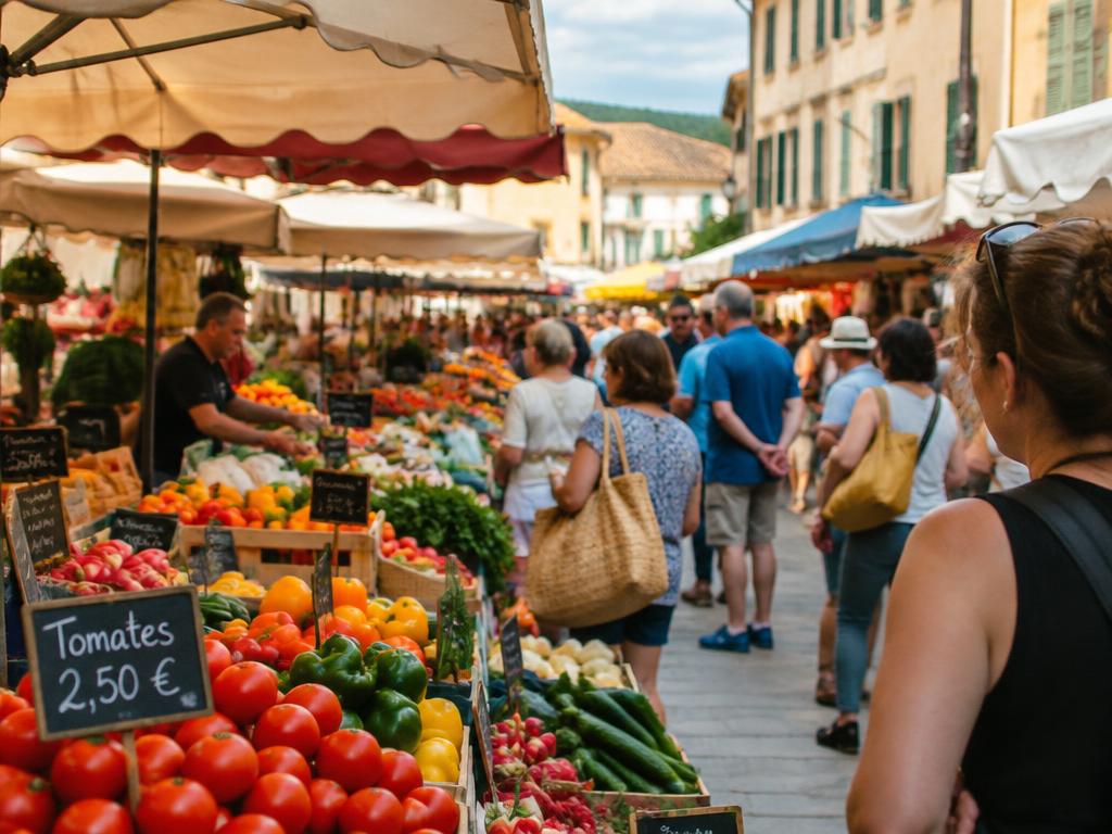 Saturday market b-roll